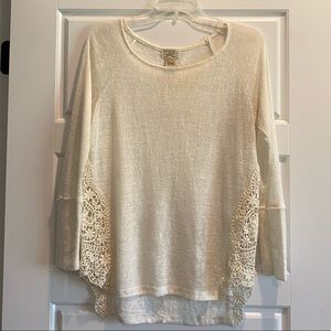 Lace sweater